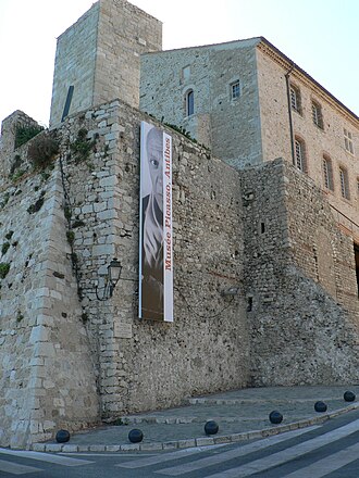 Château des Grimaldi, actuellement musée Picasso (Antibes)